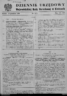 Kielecki Dziennik Wojewódzki 1950, nr 14