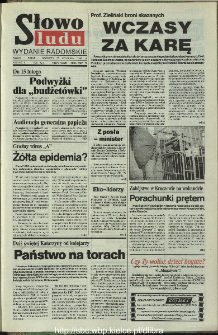 Słowo Ludu,1993 R.XLIV, nr 273 (wydanie radomskie)