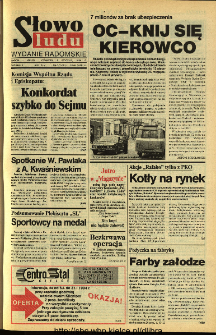 Słowo Ludu 1994, XLV, nr 4 (wydanie radomskie)