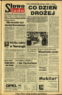 Słowo Ludu 1994, XLV, nr 38 (wydanie radomskie)