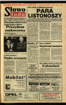 Słowo Ludu 1994, XLV, nr 62 (wydanie radomskie)