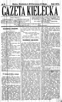 Gazeta Kielecka, 1872, R.3, nr 5
