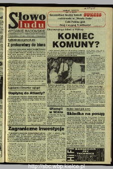 Słowo Ludu 1995, XLV, nr 187 (radomskie)