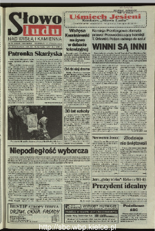 Słowo Ludu 1995, XLV, nr 262 (Nad Wisłą i Kamienną)