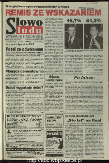 Słowo Ludu 1995, XLV, nr 268 (radomskie)