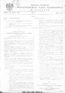 Dziennik Urzędowy Wojewódzkiej Rady Narodowej w Kielcach 1952, nr 2