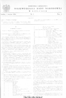 Dziennik Urzędowy Wojewódzkiej Rady Narodowej w Kielcach 1954, nr 2