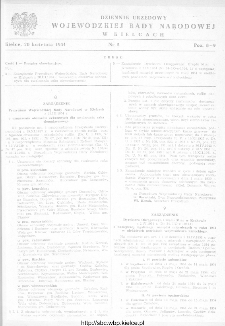 Dziennik Urzędowy Wojewódzkiej Rady Narodowej w Kielcach 1954, nr 5