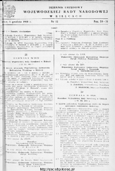 Dziennik Urzędowy Wojewódzkiej Rady Narodowej w Kielcach 1955, nr 12