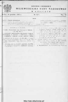 Dziennik Urzędowy Wojewódzkiej Rady Narodowej w Kielcach 1955, nr 13