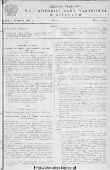 Dziennik Urzędowy Wojewódzkiej Rady Narodowej w Kielcach 1956, nr 6