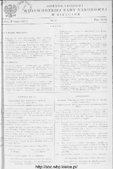 Dziennik Urzędowy Wojewódzkiej Rady Narodowej w Kielcach 1957, nr 6