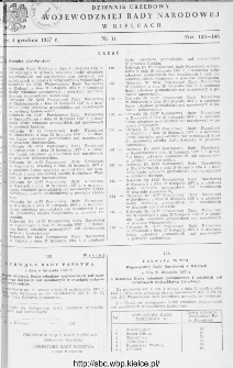 Dziennik Urzędowy Wojewódzkiej Rady Narodowej w Kielcach 1957, nr 11