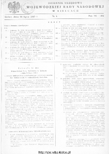 Dziennik Urzędowy Wojewódzkiej Rady Narodowej w Kielcach 1958, nr 6