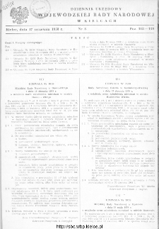 Dziennik Urzędowy Wojewódzkiej Rady Narodowej w Kielcach 1958, nr 8
