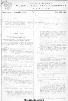 Dziennik Urzędowy Wojewódzkiej Rady Narodowej w Kielcach 1958, nr 10