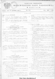 Dziennik Urzędowy Wojewódzkiej Rady Narodowej w Kielcach 1958, nr 12