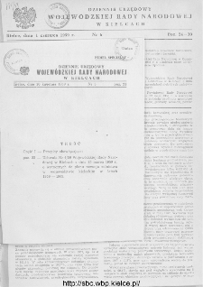 Dziennik Urzędowy Wojewódzkiej Rady Narodowej w Kielcach 1959, nr 5
