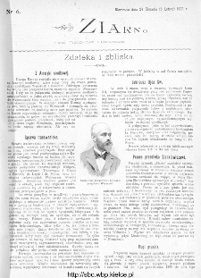 Ziarno : pismo tygodniowe ilustrowane 1902, nr 6