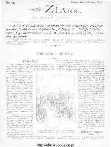 Ziarno : pismo tygodniowe ilustrowane 1902, nr 13