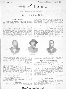Ziarno : pismo tygodniowe ilustrowane 1902, nr 15