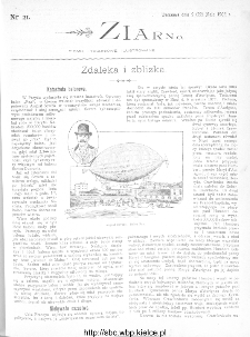 Ziarno : pismo tygodniowe ilustrowane 1902, nr 21