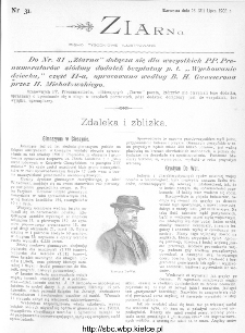 Ziarno : pismo tygodniowe ilustrowane 1902, nr 31