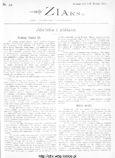 Ziarno : pismo tygodniowe ilustrowane 1902, nr 33
