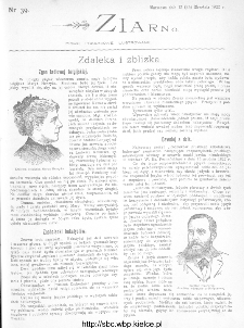 Ziarno : pismo tygodniowe ilustrowane 1902, nr 39