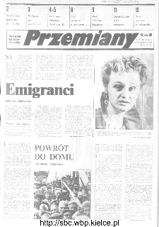 Przemiany : miesięcznik społeczno-kulturalny, 1988, R.19, październik