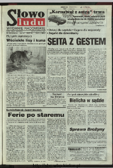 Słowo Ludu 1996, XLV, nr 20 (radomskie)