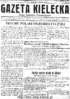 Gazeta Kielecka, 1945, R.1, nr 11
