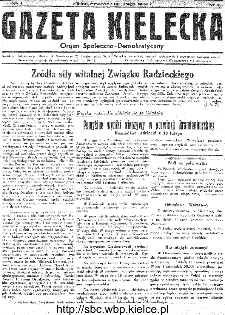 Gazeta Kielecka, 1945, R.1, nr 17