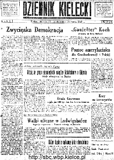 Dziennik Kielecki, 1945, R.1, nr 19(39)