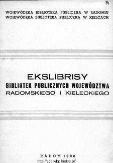 Ekslibrisy bibliotek publicznych województwa kieleckiego i radomskiego