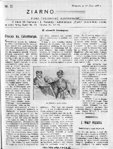 Ziarno : pismo tygodniowe ilustrowane 1908, nr 30