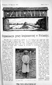 Ziemia : tygodnik krajoznawczy ilustrowany 1910, nr 5