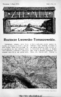 Ziemia : tygodnik krajoznawczy ilustrowany 1910, nr 10