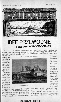 Ziemia : tygodnik krajoznawczy ilustrowany 1910, nr 33