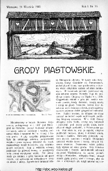 Ziemia : tygodnik krajoznawczy ilustrowany 1910, nr 39