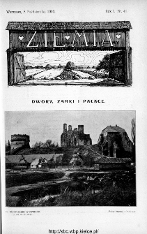 Ziemia : tygodnik krajoznawczy ilustrowany 1910, nr 41