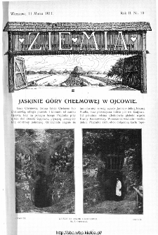 Ziemia : tygodnik krajoznawczy ilustrowany 1911, nr 10