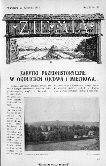 Ziemia : tygodnik krajoznawczy ilustrowany 1911, nr 38