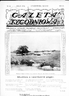 Gazeta Tygodniowa. Poświęcona sprawom religijnym, oświatowym i społecznym,1932, R.3, nr 43