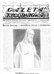 Gazeta Tygodniowa. Poświęcona sprawom religijnym, oświatowym i społecznym,1934, R.4, nr 23