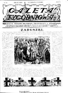 Gazeta Tygodniowa. Poświęcona sprawom religijnym, oświatowym i społecznym,1934, R.4, nr 45