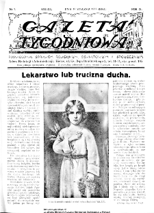 Gazeta Tygodniowa. Poświęcona sprawom religijnym, oświatowym i społecznym,1938, R.9, nr 3