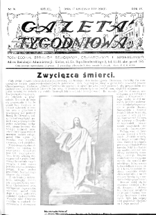 Gazeta Tygodniowa. Poświęcona sprawom religijnym, oświatowym i społecznym,1938, R.9, nr 16