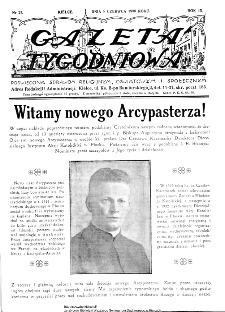 Gazeta Tygodniowa. Poświęcona sprawom religijnym, oświatowym i społecznym,1938, R.9, nr 23