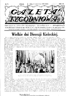 Gazeta Tygodniowa. Poświęcona sprawom religijnym, oświatowym i społecznym,1938, R.9, nr 38